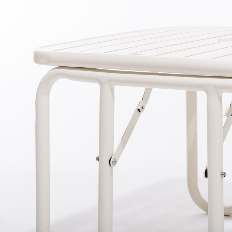 Sunliner Side Table, Antique White
