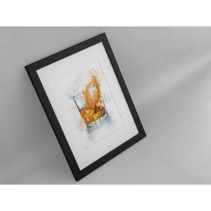 Whiskey Glass - Single Picture Frame Print