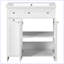 Meuble-lavabo moderne avec lavabo simple-102696559
