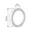 Pillay Black 25cm H Integrated LED Outdoor Bulkhead Light-1025479369