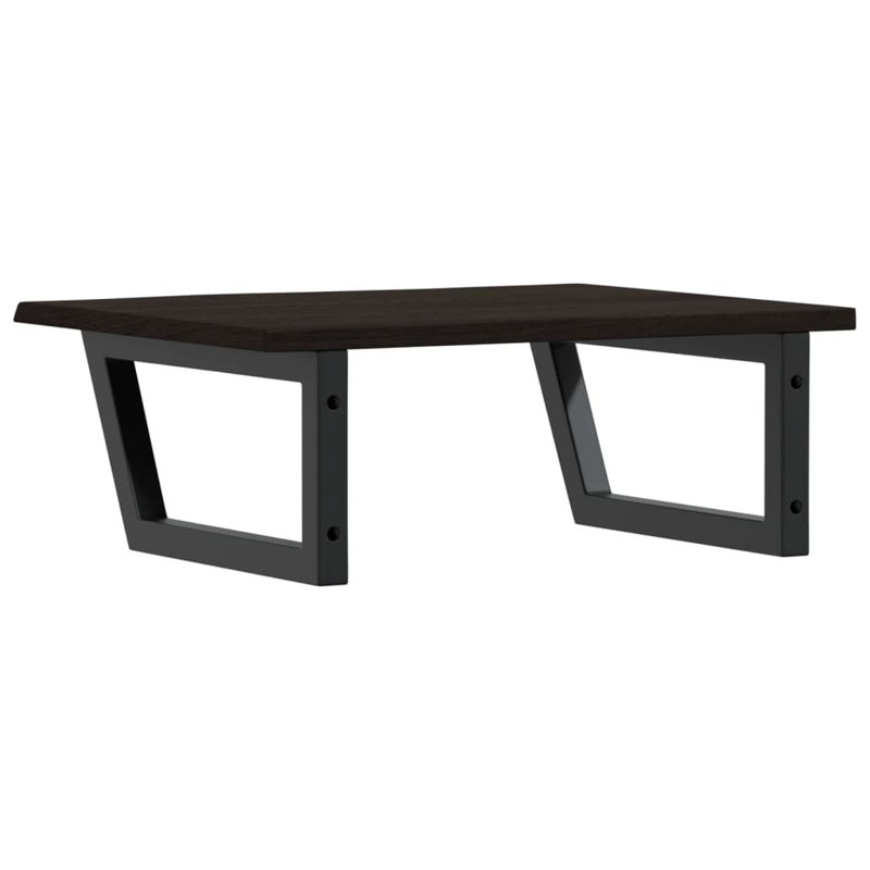 Aritica 60cm Solid Wood Bathroom Vanity Top, Black