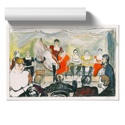 Tingletangle by Edvard Munch - Frameless Print