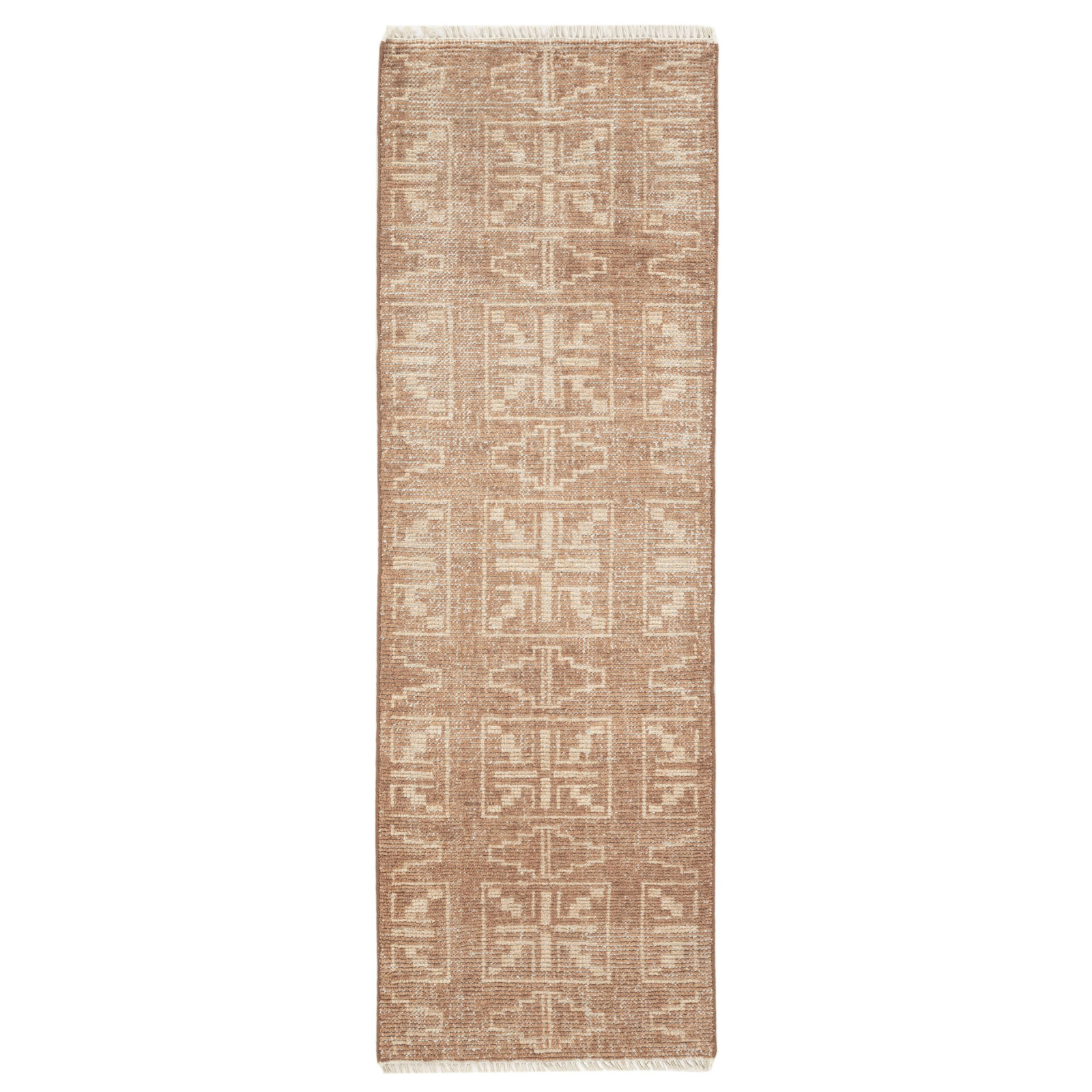 Mira Hand Knotted Wool Area Rug, Runner 2'6" x 8'