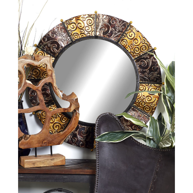 Dereona Metal Wall Mirror