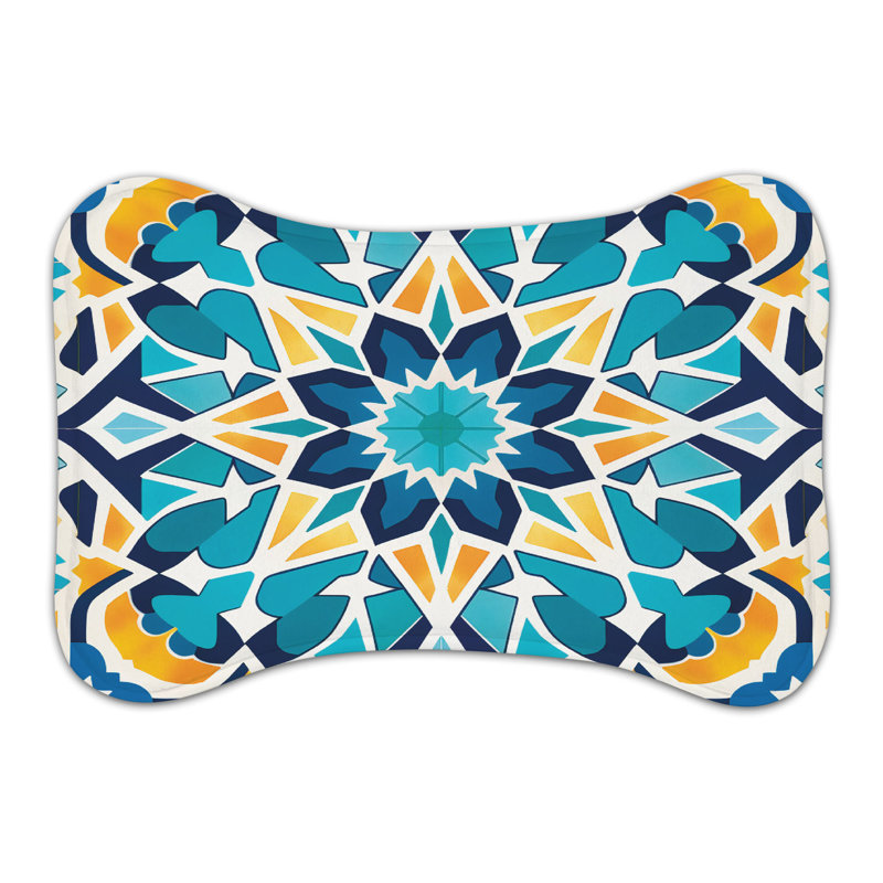 Tapis médaillon marocain - 1 pièce, Moyen (18 po)