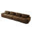 153" Modern Modular Sectional Sofa