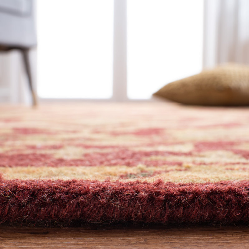 Tapis oriental en laine touffeté à la main Dunbar, Rond 5 pi
