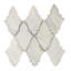 Virelle 9x10 in. Soft Ivory Glossy Glass Arabesque Wall and Floor Tile (3.03 sq ft/case, 5-Pack)-137940249