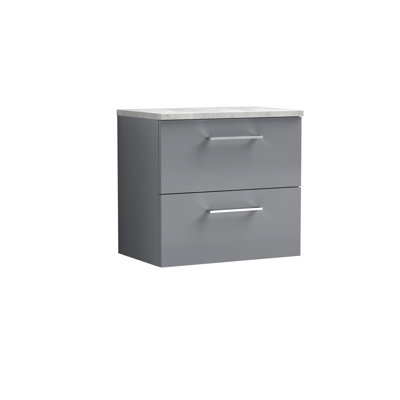 Arno 605mm Wall Hung Single Vanity Base