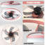 Ventilateur de plafond encastré moderne avec télécommande DEL à intensité variable-130156538