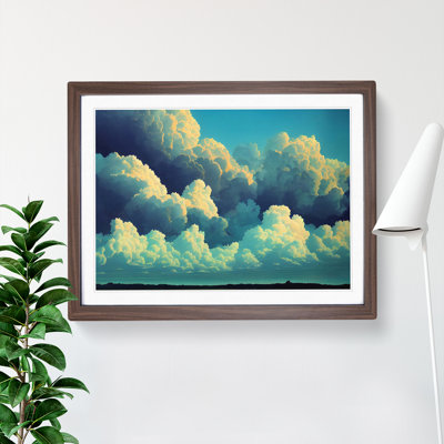 Pleasant Clouds - Single Picture Frame Print