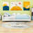 Upholstered Daybed with Sherpa Fabric-350131810-349787540