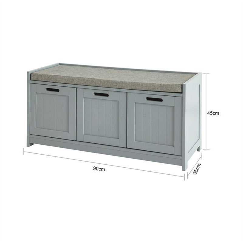 8 Pair Shoe Storage Bench
