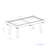 Oasis Outdoor/Indoor Slate Dining Pool Table w/ 4 Benches & Accessories-70842807-90663842-90663845