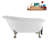 58" Streamlin Clawfoot Tub,Tray,Drain, Clawfeet-101628927-102219862