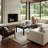 47" Sturdy Farmhouse Coffee Table with Woven Top, Extra Seating For Living Room，Corridor-117177849