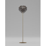 Giogali Floor Lamp Crystal Amber Matt Bronze 1 E26 Ul 1