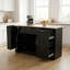 Buffet multi-fonctionnel pour îlot de cuisine - Table de salle à manger extensible, tablettes réglables, support coulissant à 3 niveaux-1579207245