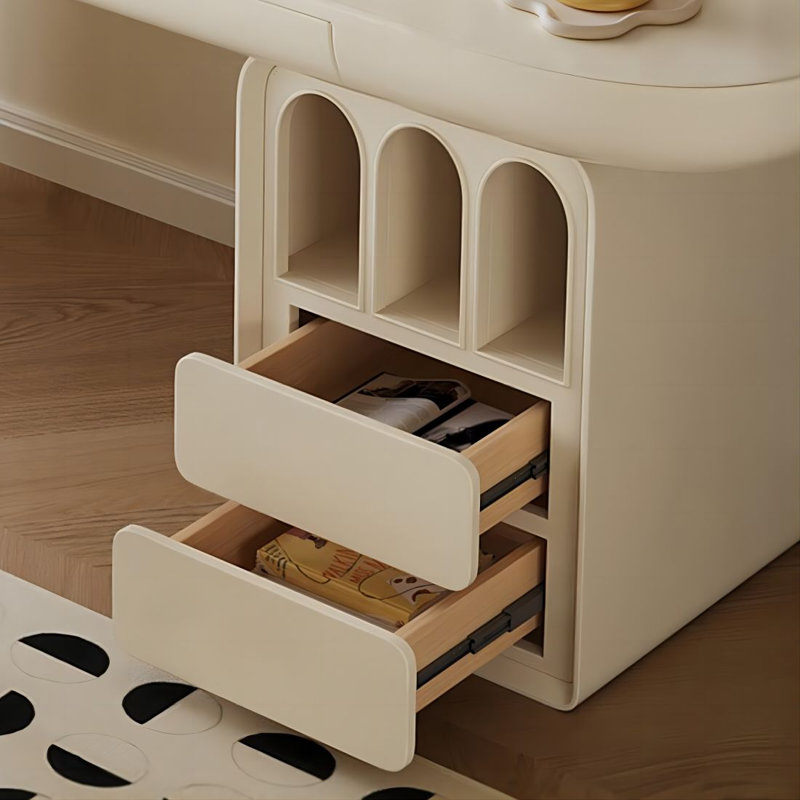 Bureau rectangulaire moderne et simple blanc, 29.53" H*70.87" W*23.62" D, Oui