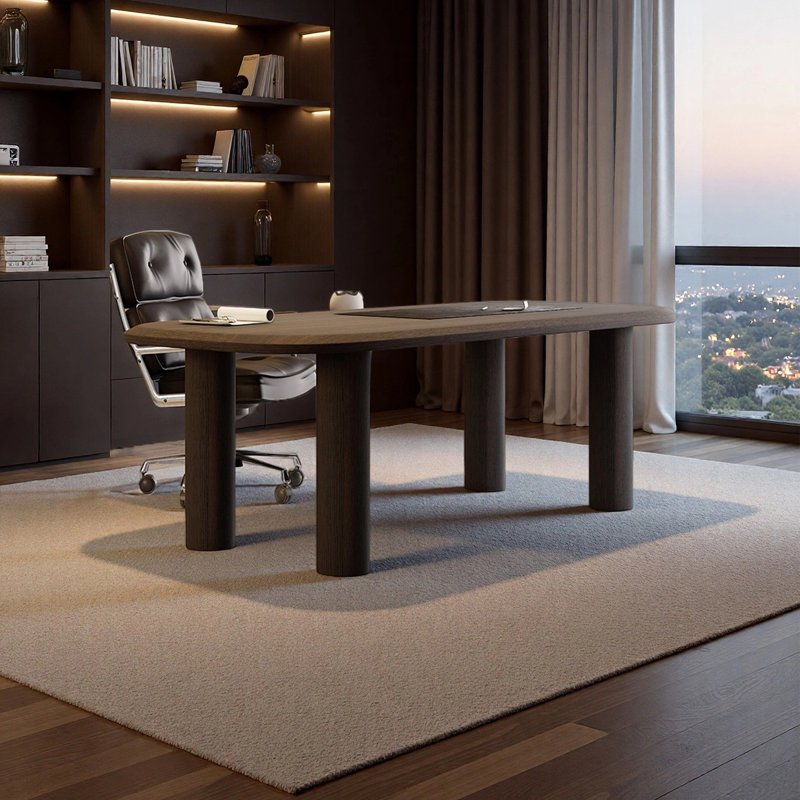Bureau simple et moderne, H 29,53 po x l 55,12 po x P 27,56 po