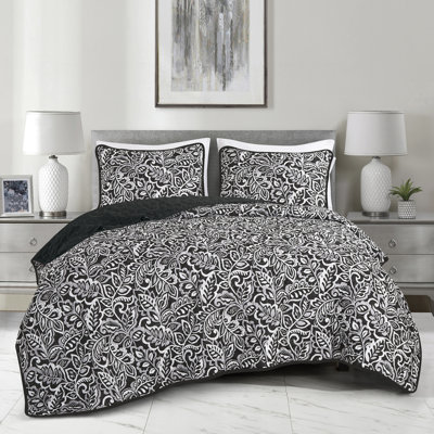 Ensemble de couvre-lit en microfibre 3 pièces