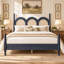 Structure de lit plateforme en bois Geng-1217494430