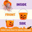 6 seaux de citrouille d'Halloween