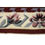 Tapis chinois rouge Dhurrie 8X10