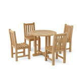 Deshay Outdoor 5 - Piece Teak Dining Set