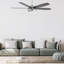 Ventilateur de plafond intelligent intérieur / extérieur Journey de 52 pouces, ensemble d'éclairage à DEL à intensité variable et télécommande, fonctionne avec l'assistant Google, Amazon Alexa et les raccourcis Siri.-1603460234-1603460232-1603460236