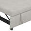 Futon convertible avec canapé-lit convertible avec dossier inclinable, ports USB et poches latérales-2102881337