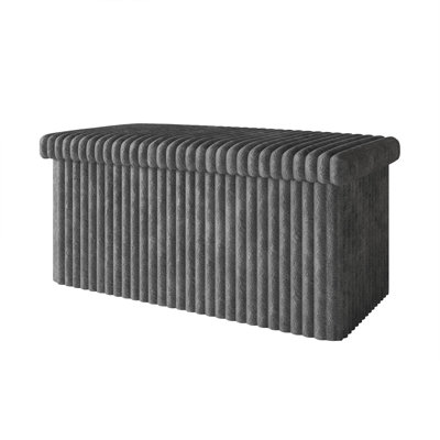 Florence 30" Upholstered Folding Storage Bench