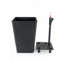 2-Pack Smart Self-watering Square Planter for Indoor and Outdoor - Hand Woven Wicker - Brown-445908745