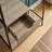 Metal Clothes Rack Open Wardrobe Free Standing With One Drawer Hanging Clothes Rod – Brown & Black Metal