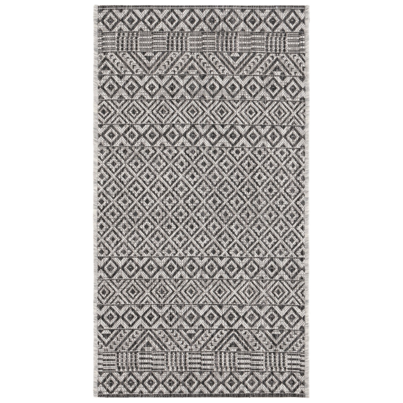 Delacruz Performance Southwestern Indoor/Outdoor Area Rug, Rectangle 2' x 3'7"