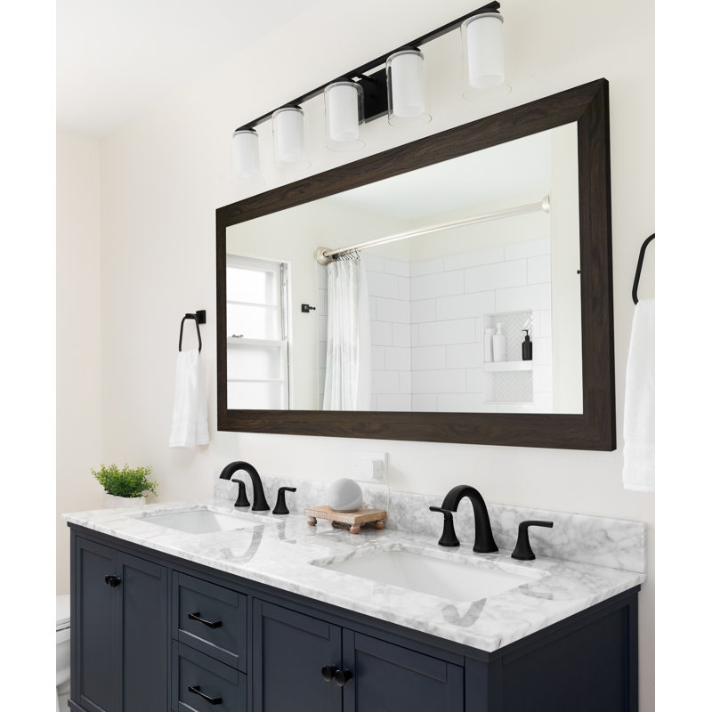 Susanna Flat Mirror, Black Walnut, 47.5" H x 35" W