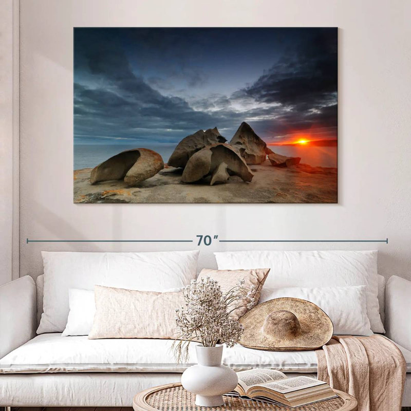 Plage Gillard Kangaroo Island, H 34 po x l 51 po