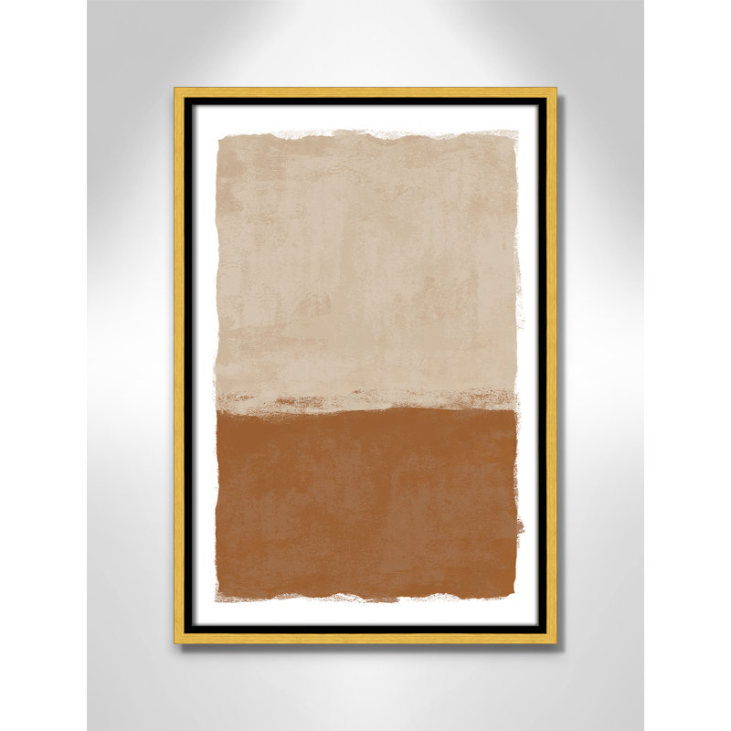«Carmel Crush II» par Natalie Carpentieri, 13.5' W x 19.5' H, Flotteur doré