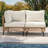 52.3'' L-shaped Outdoor Patio Sectional With Cushions-1787978521