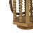 Wood Hurricane Lantern with Spindled Ball Columns and Rope Handle in Casual Home Style Decorative Accent Lighting for Rustic Coastal Farmhouse or Boho Inspired Interiors.