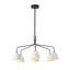 Lustre spoutnik moderne en métal 6 lumières
