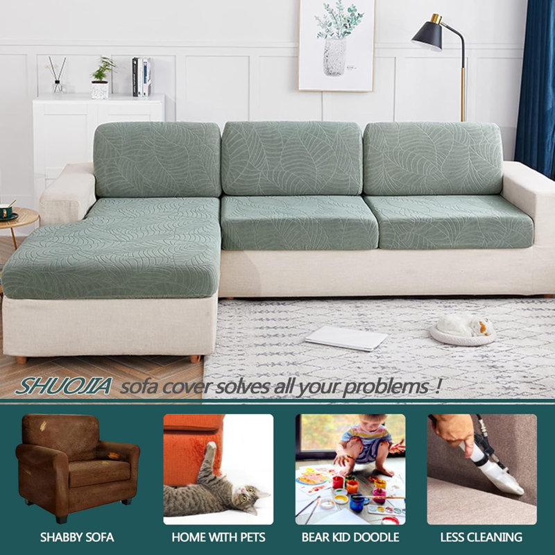 Outdoor Patio Sofa Cover, Grey Polyester