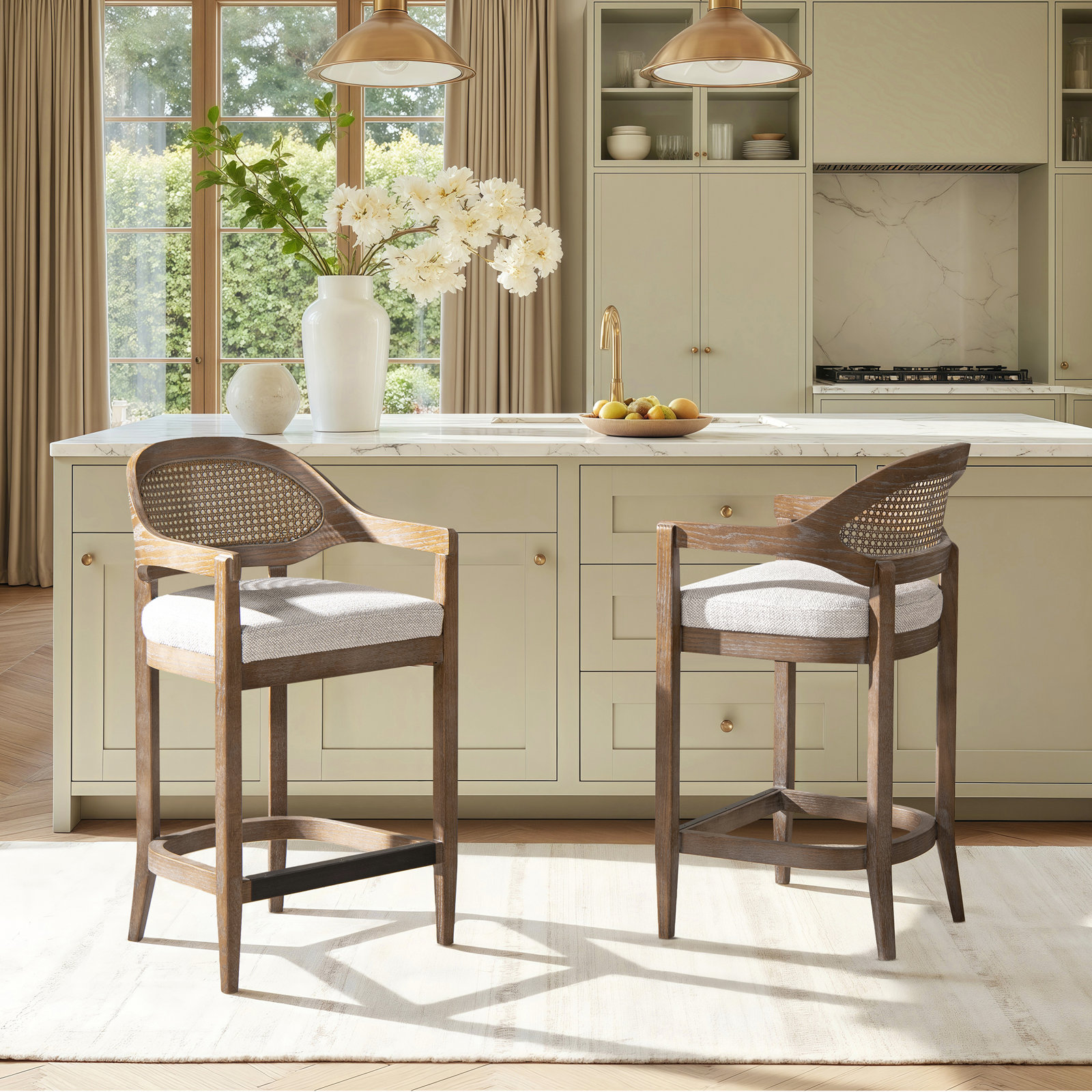 Copley Bar and Counter Stool, Counter Stool (26” Seat Height), Gray