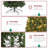 10' Lighted Pine Christmas Tree