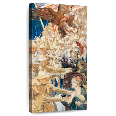 Étude pour l'arrivée des américains 1921-1922