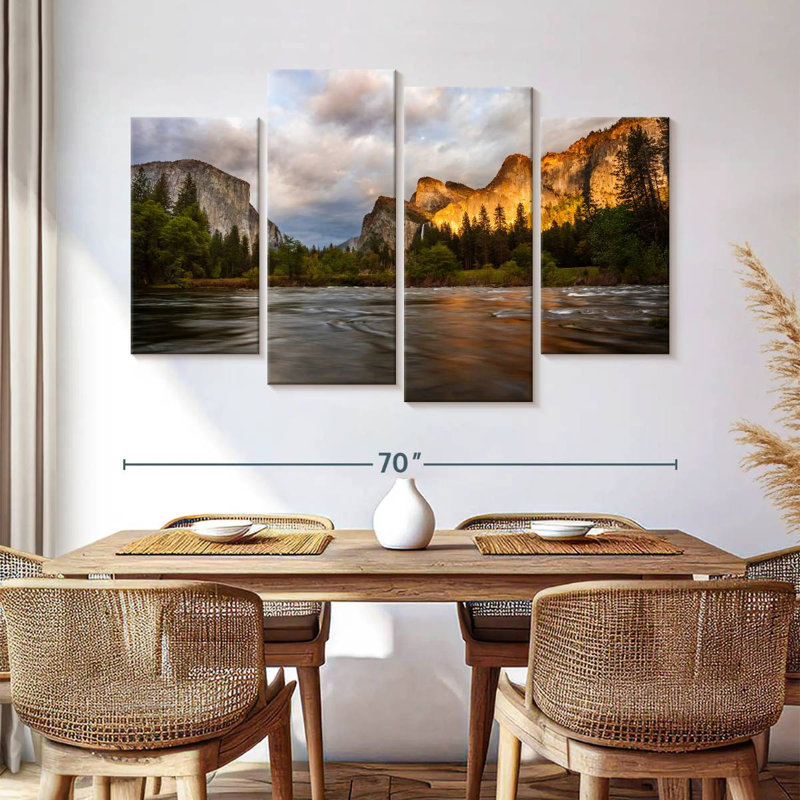 Alvord Yosemite, rivière calme, H 42 po x l 68 po