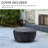 Nayati Round Steel Wood Burning Fire Pit