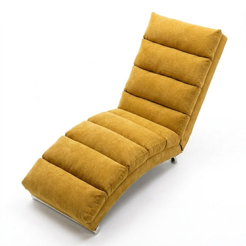 Chaise longue d'intérieur Javar Fashion Design avec dossier et poche ergonomiques