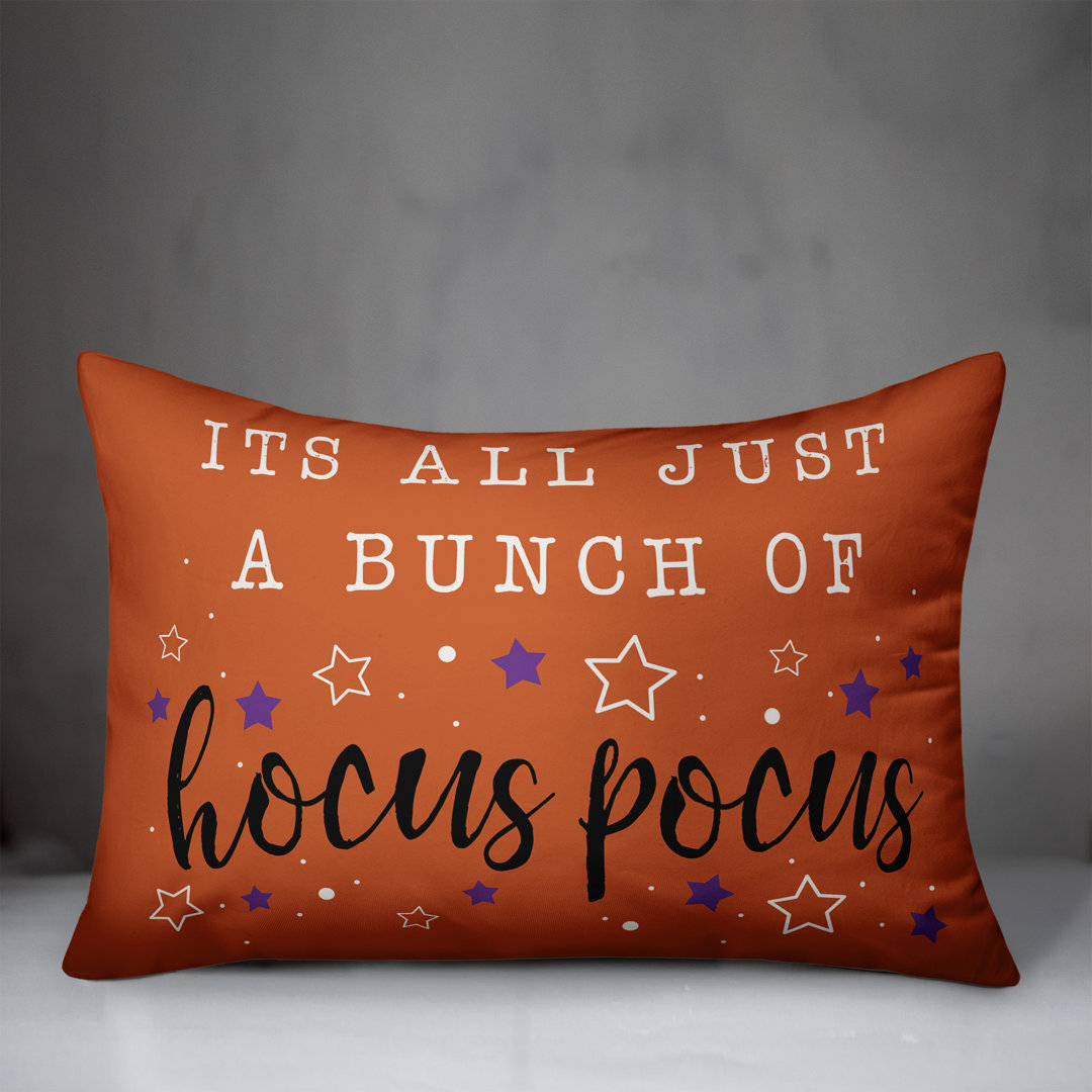  Bunch Of Hocus Pocus Orange And Purple Stars Lumbar Pillow Designs Direct Creative Group