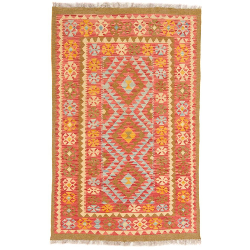 Geometric Hand Woven 121cm X 192cm Area Rug